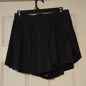 BuffBunny Black Nylon Spandex Skort